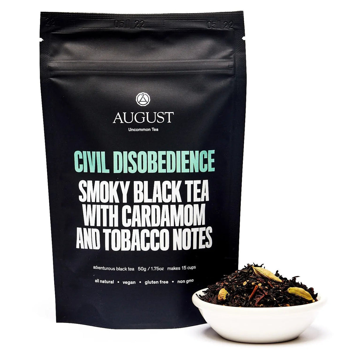 Civil Disobedience - Smoky Cardamom Black Tea by August Uncommon Tea